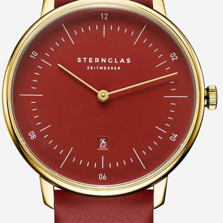 Sternglas Watch Naos XS Edition Flora Hibiskus