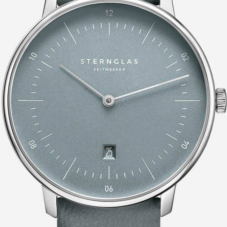 Sternglas Watch Naos XS Edition Flora Ice Blue