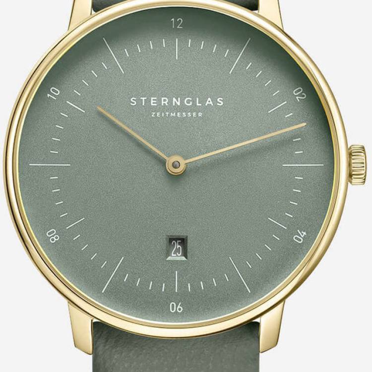 Sternglas Watch Naos XS Edition Flora Sage