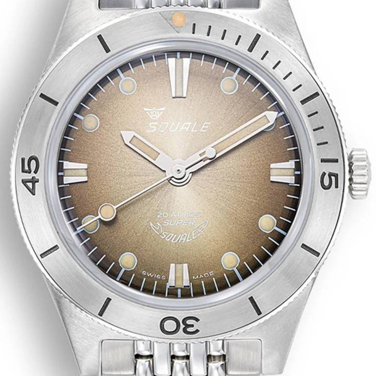 Squale Watch Supersquale Sunray Brown Bracelet - Brown