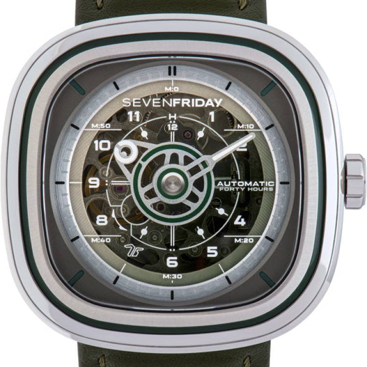 SevenFriday Watch T1/06 Green T