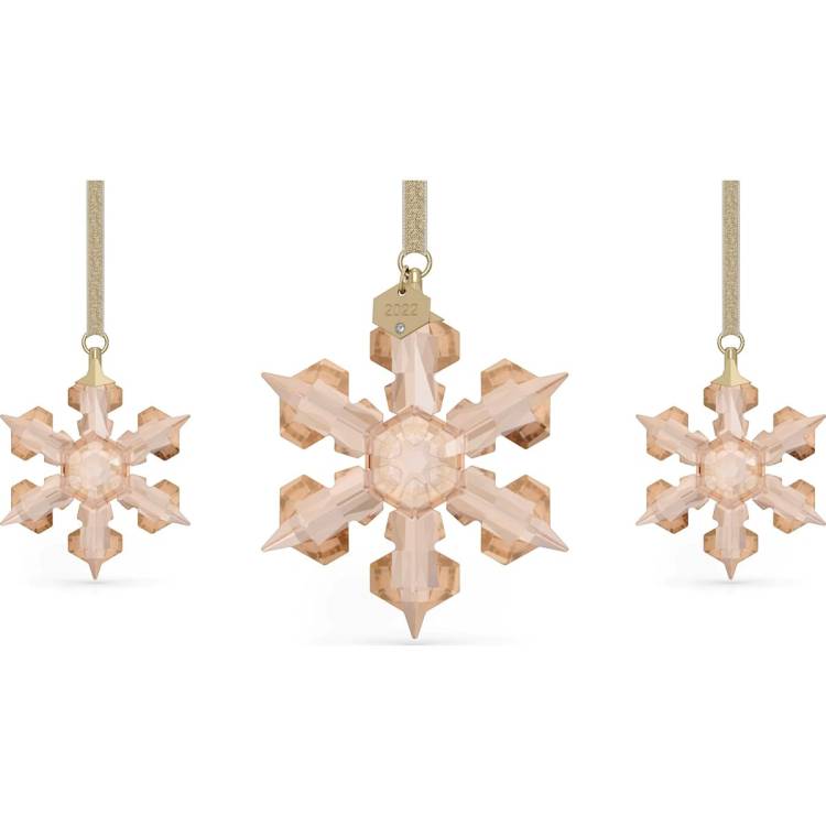 Swarovski Festive Annual Edition 2022 Ornament Set D - Silver