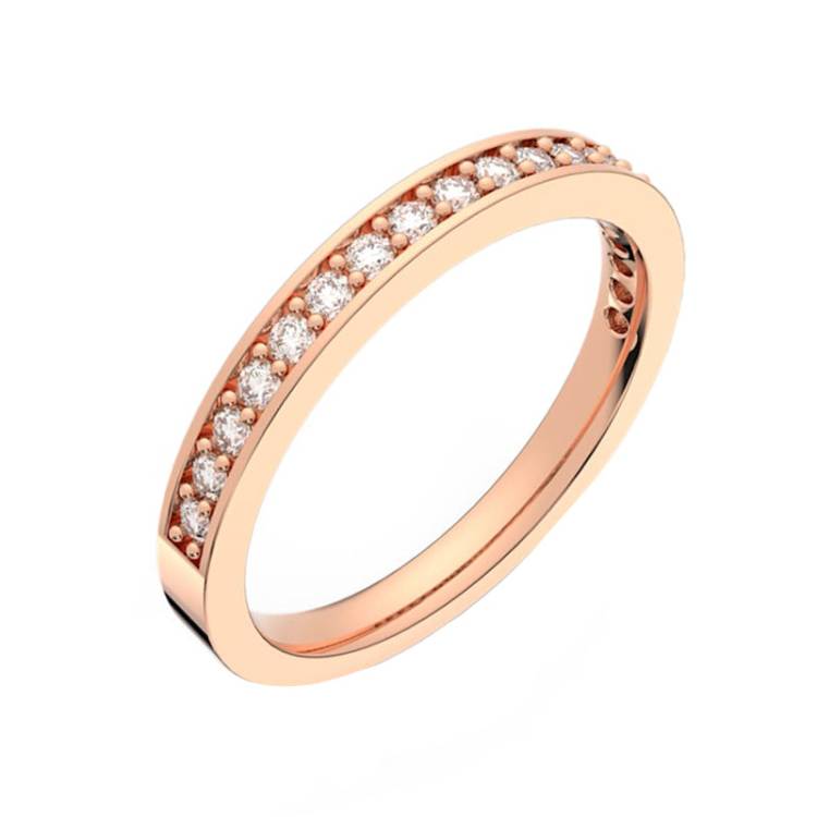 Swarovski Rare Rose Gold Plated Ring - Size 58 - 58