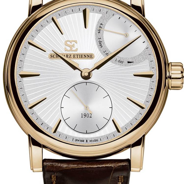 Schwarz Etienne Watch Roma Power Reserve - Silver