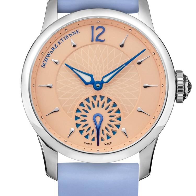 Schwarz Etienne Watch Fiji Floral Seconds - Orange