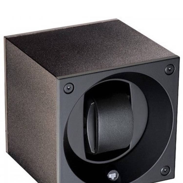 Swiss Kubik Watch Winder Single Black - Black