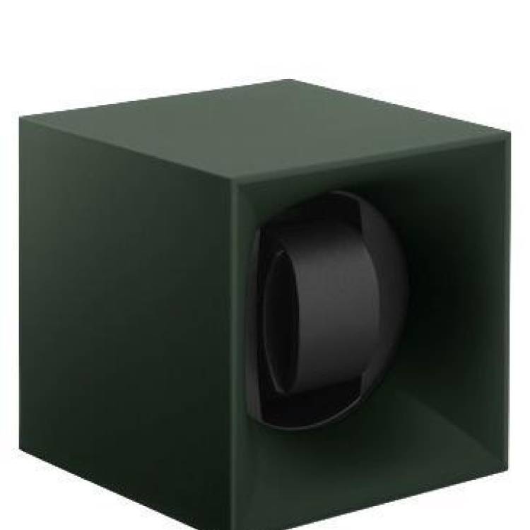Swiss Kubik Watch Winder Single Startbox Green - Black