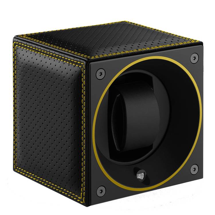 Swiss KubiK Watch Winder Single Racing Yellow - Yellow