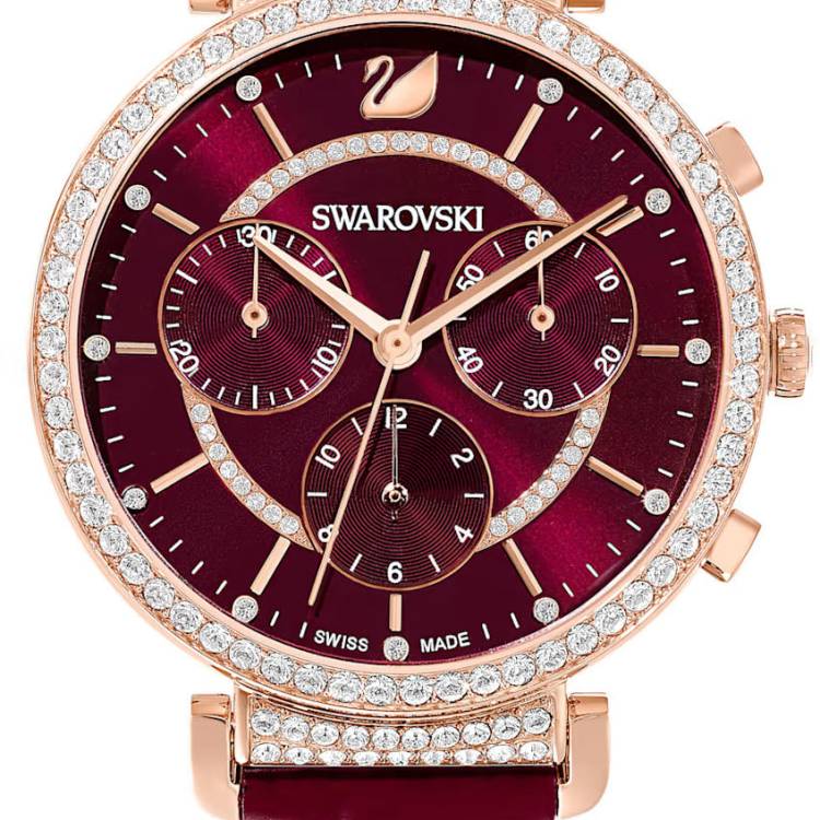Swarovski Watch Passage Chrono - Red