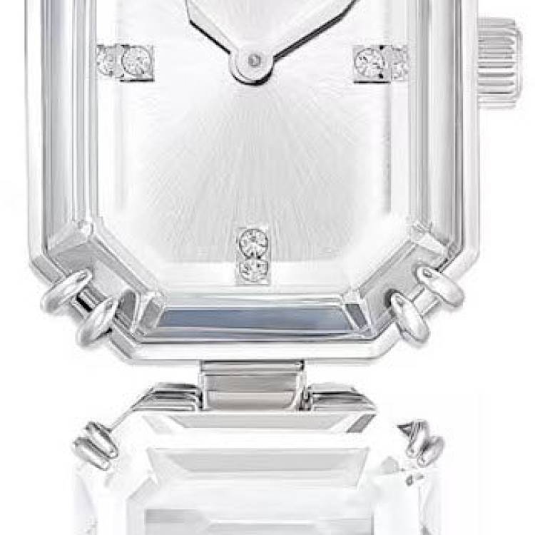 Swarovski Watch Octagon - White