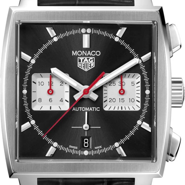 TAG Heuer Watch Monaco Heuer 02 Automatic - Black