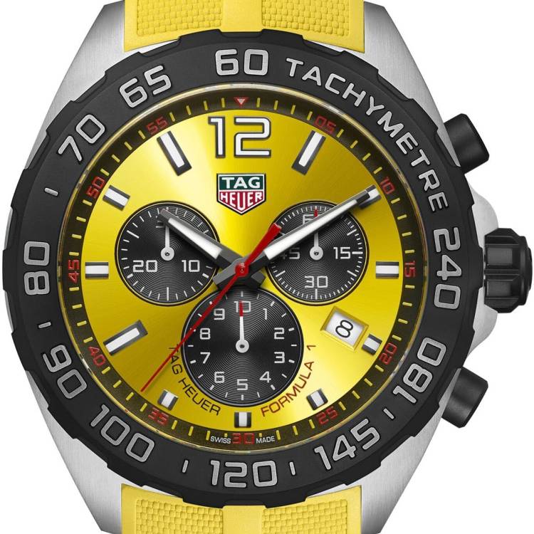 TAG Heuer Watch Formula 1 Chronograph Yellow