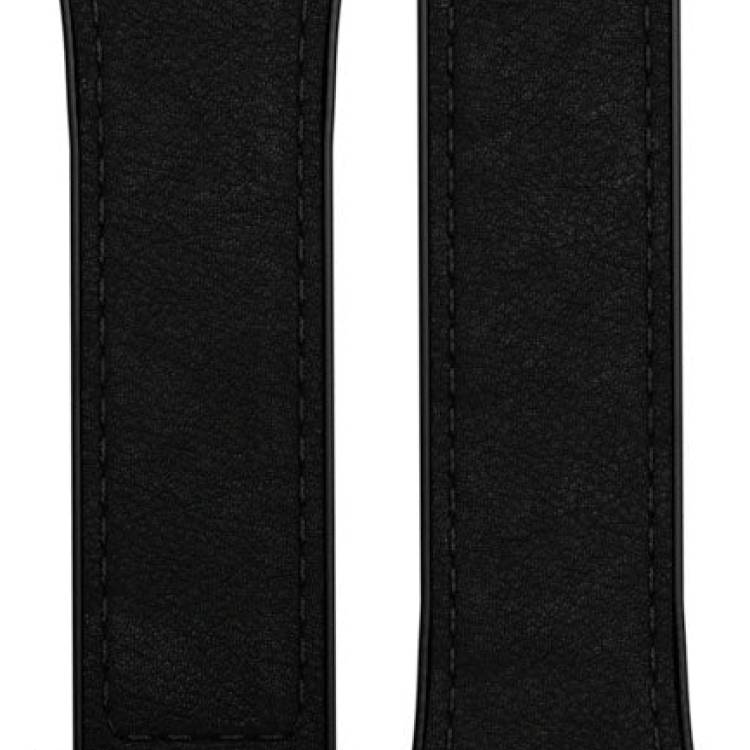 TAG Heuer Strap Bi-Material Leather Black BT6269 - Black