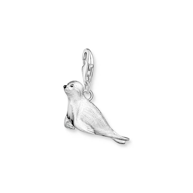 Thomas Sabo Charm Club Sterling Silver Sea Seal Charm - Silver