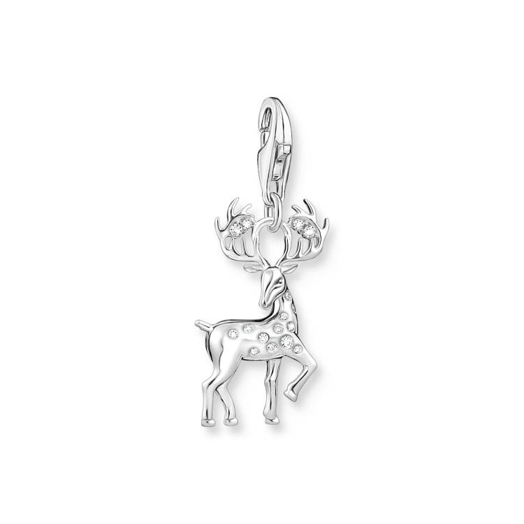 Thomas Sabo Charm Club Sterling Silver Deer Charm - Silver
