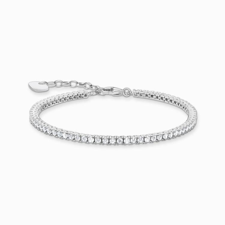 Thomas Sabo Sterling Silver Tennis Bracelet - Silver