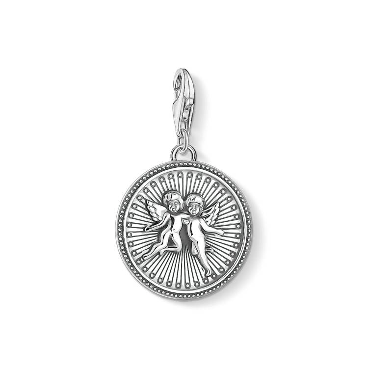 Thomas Sabo Charm Club Sterling Silver Angel Collectable Charm - Silver