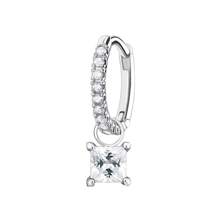 Thomas Sabo Charm Club Sterling Silver Hoop Earring - Silver