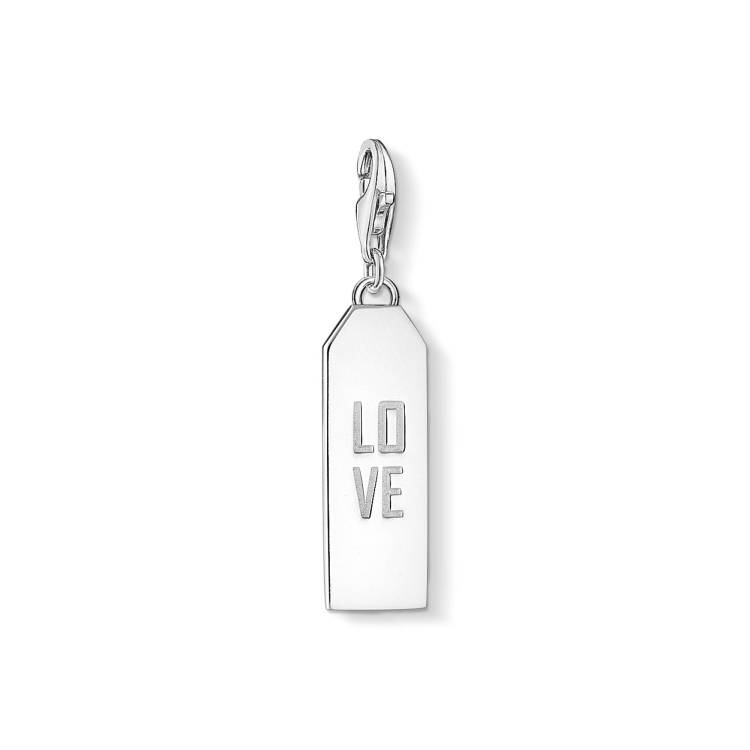 Thomas Sabo Charm Club Sterling Silver Love Collectable Charm - Silver