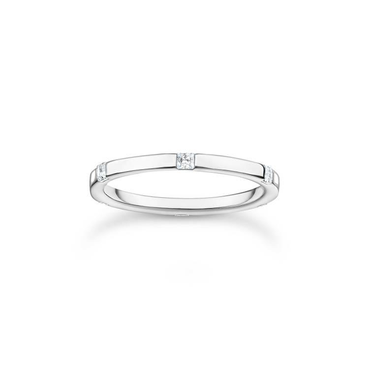 Thomas Sabo Charm Club Sterling Silver Ring - 58