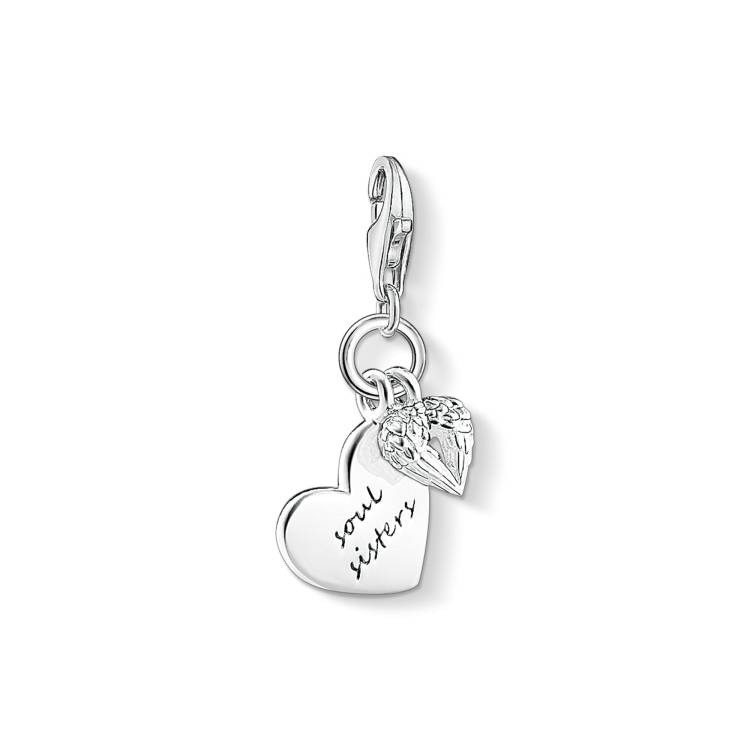 Thomas Sabo Charm Club Sterling Silver Soul Sisters Charm - Silver