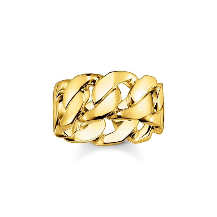 Thomas Sabo Gold Plated Sterling Silver Links Ring - 58