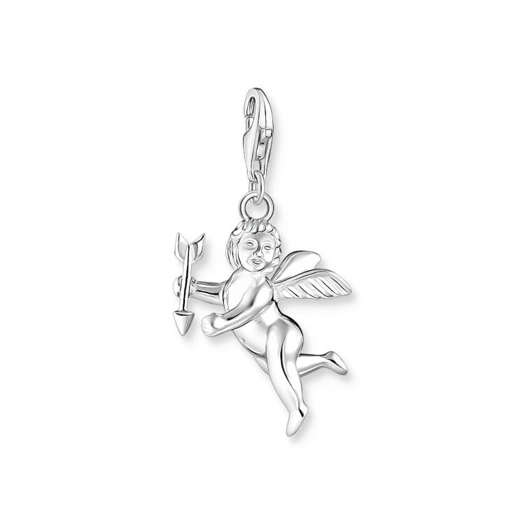 Thomas Sabo Sterling Silver Angel Cupid Charm - Silver