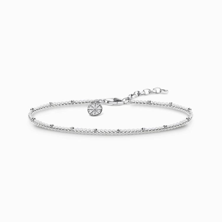 Thomas Sabo Sterling Silver Karma Wheel Bracelet - Silver