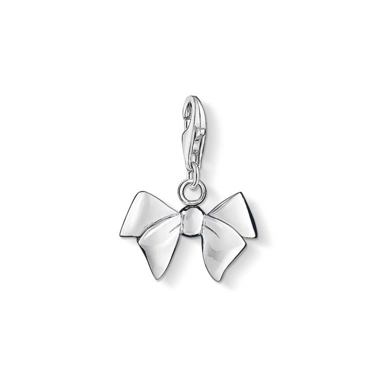 Thomas Sabo Sterling Silver Bow Charm - Silver