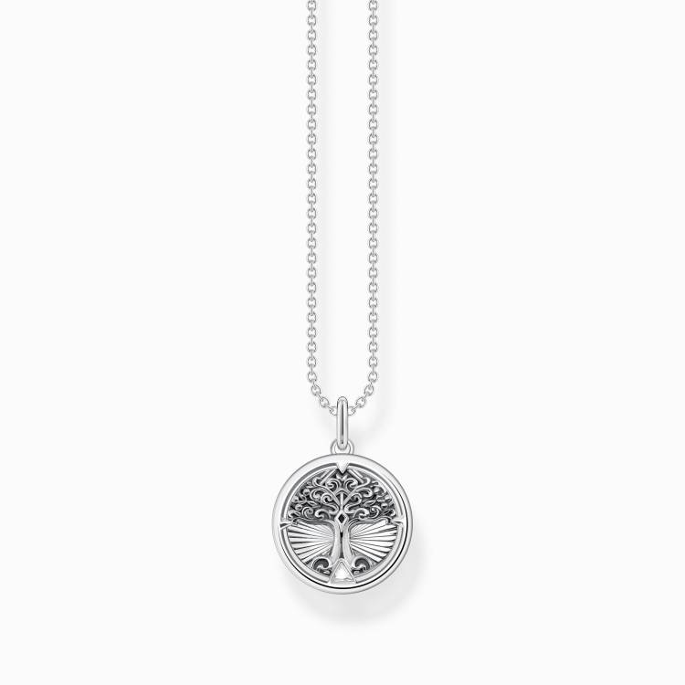 Thomas Sabo Sterling Silver Little Tree Of Love Necklace - Silver