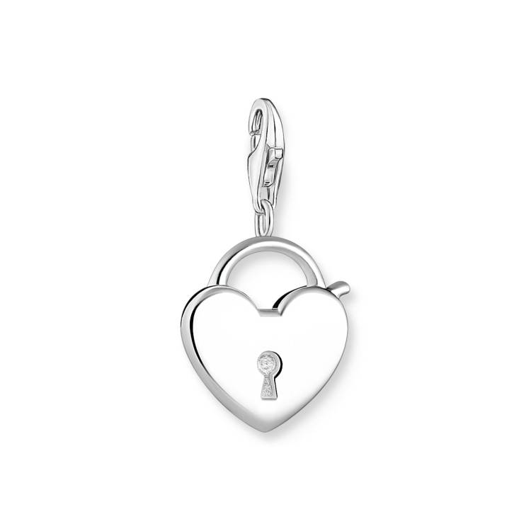 Thomas Sabo Sterling Silver Lockheart Charm - Silver