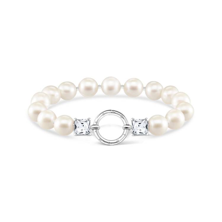 Thomas Sabo Sterling Silver Pearl Bracelet - Silver