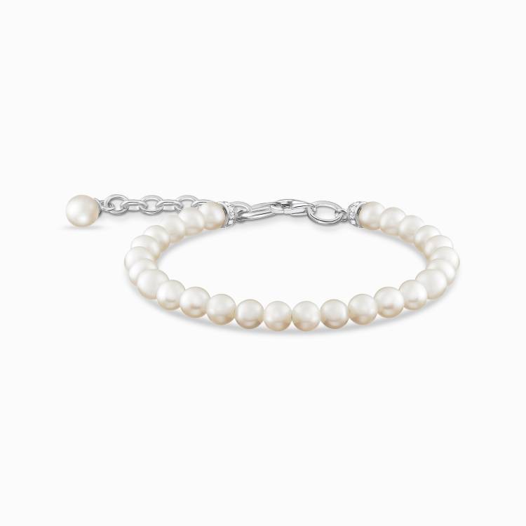 Thomas Sabo Sterling Silver Pearl Bracelet