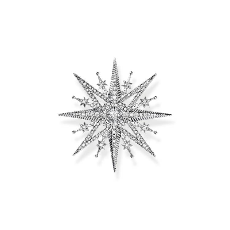 Thomas Sabo Sterling Silver Star Brooch - Silver