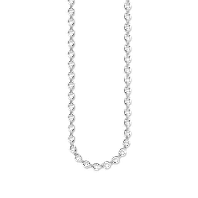 Thomas Sabo Charm Club Sterling Silver Wide Anchor Chain Necklace - 70cm
