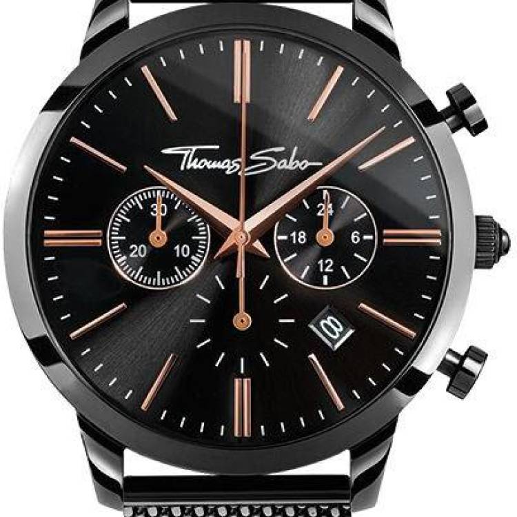 Thomas Sabo Watch Rebel At Heart Eternal Rebel Mens - Black