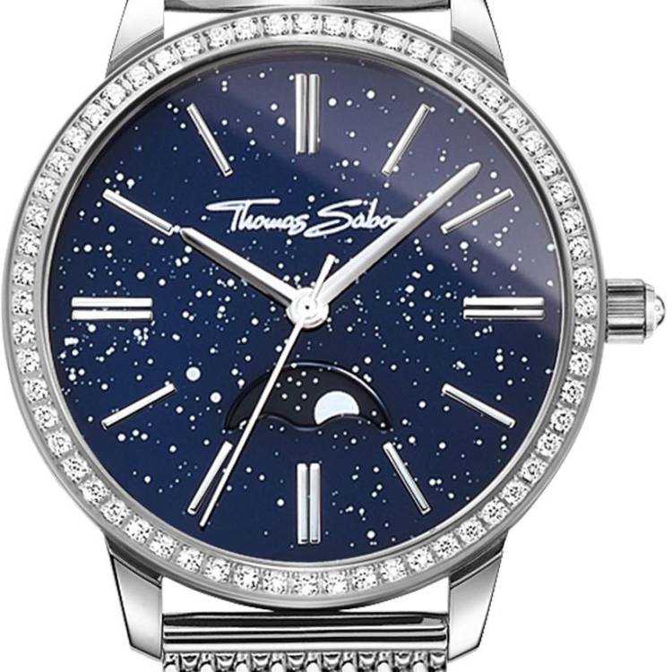 Thomas Sabo Watch Glam Spirit Moonphase Ladies - Blue