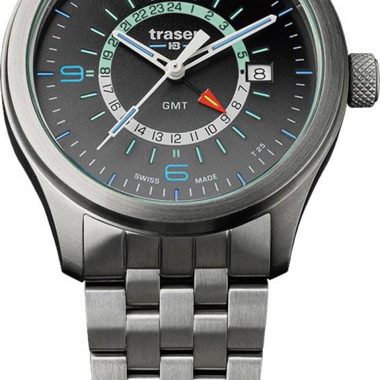 Traser H3 Watch Active Lifestyle P59 Aurora GMT Anthracite - Grey