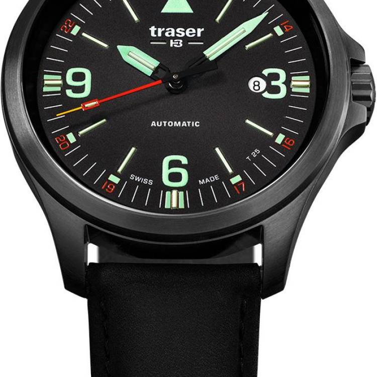 Traser H3 Watch Active Lifestyle P67 Officer Pro Automatic Black - Black