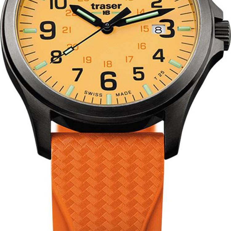 Traser H3 Watch Active Lifestyle P67 Officer Pro GunMetal Orange - Orange