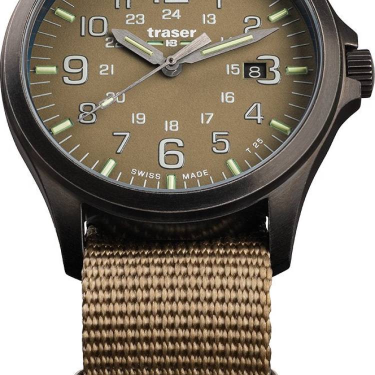 Traser H3 Watch Active Lifestyle P67 Officer Pro GunMetal Khaki - Brown