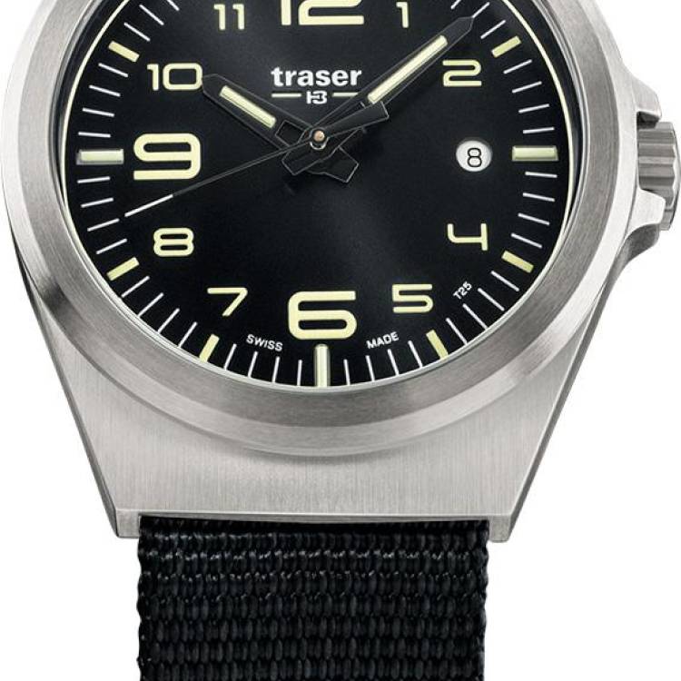 Traser H3 Watch P59 Essential M Black Dial - Black