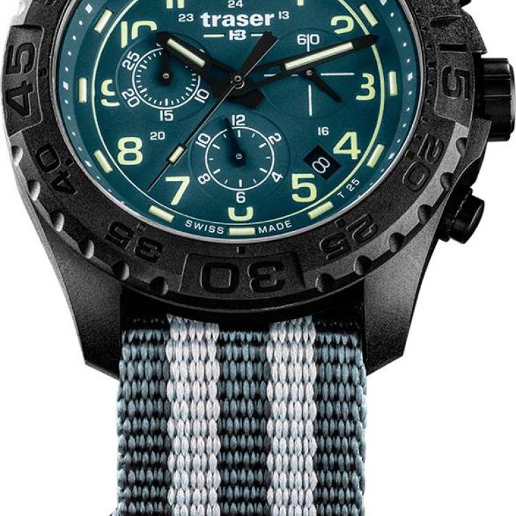 Traser H3 Watch P96 OdP Evolution Chrono Petrol - Blue