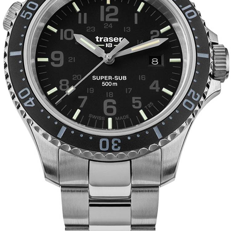 Traser H3 Watch P67 SuperSub Black - Black
