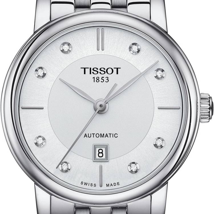 Tissot Watch Carson Lady Auto - White