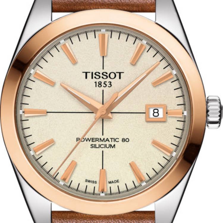 Tissot Watch Gentleman Mens - Cream