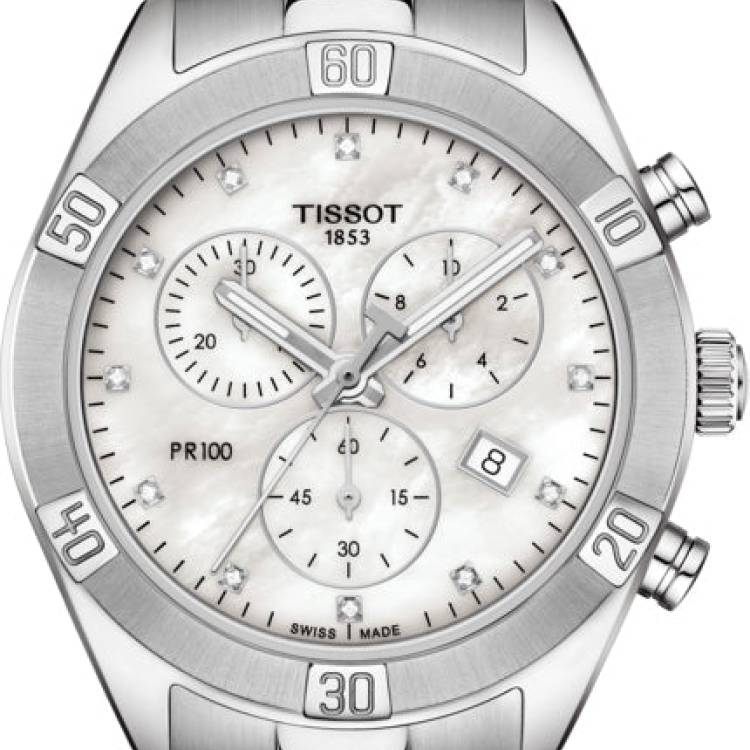 Tissot Watch PR100 Sport Chic Chronograph - White