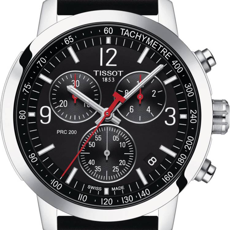 Tissot Watch PRC200 Quartz Chronograph Mens - Black