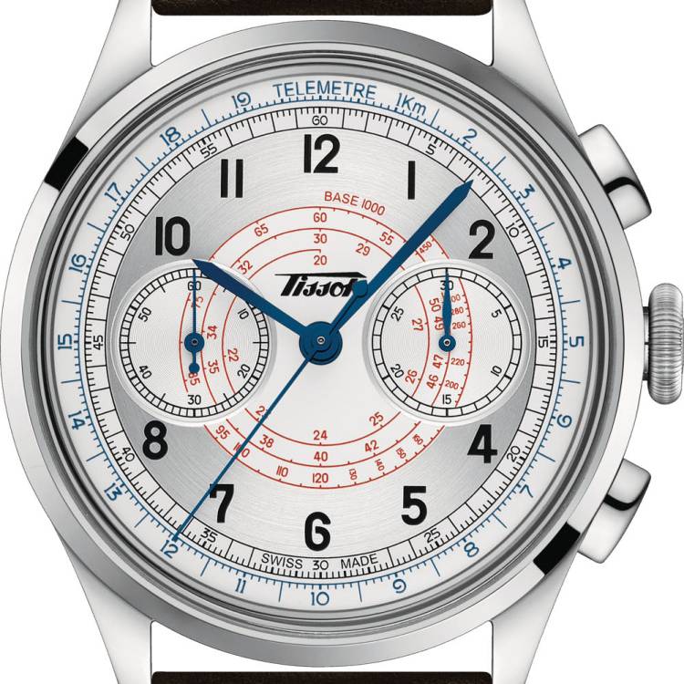 Tissot Watch Heritage Telemeter Mens - Silver