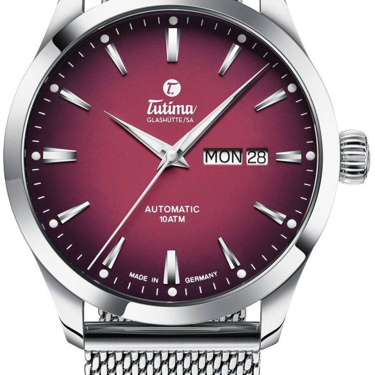 Tutima Watch Sky Line - Red